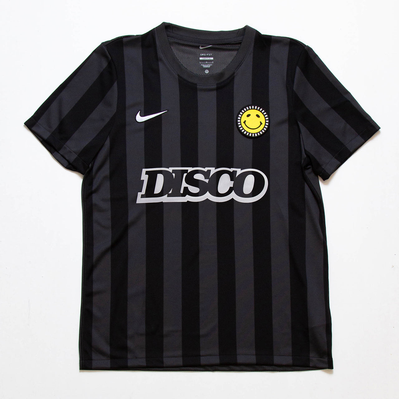 Disco Town FC Striped Division - Jersey - Black Grey