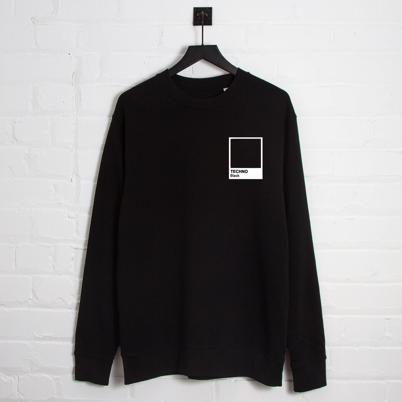 Crest Techno Black - Sweatshirt - Black