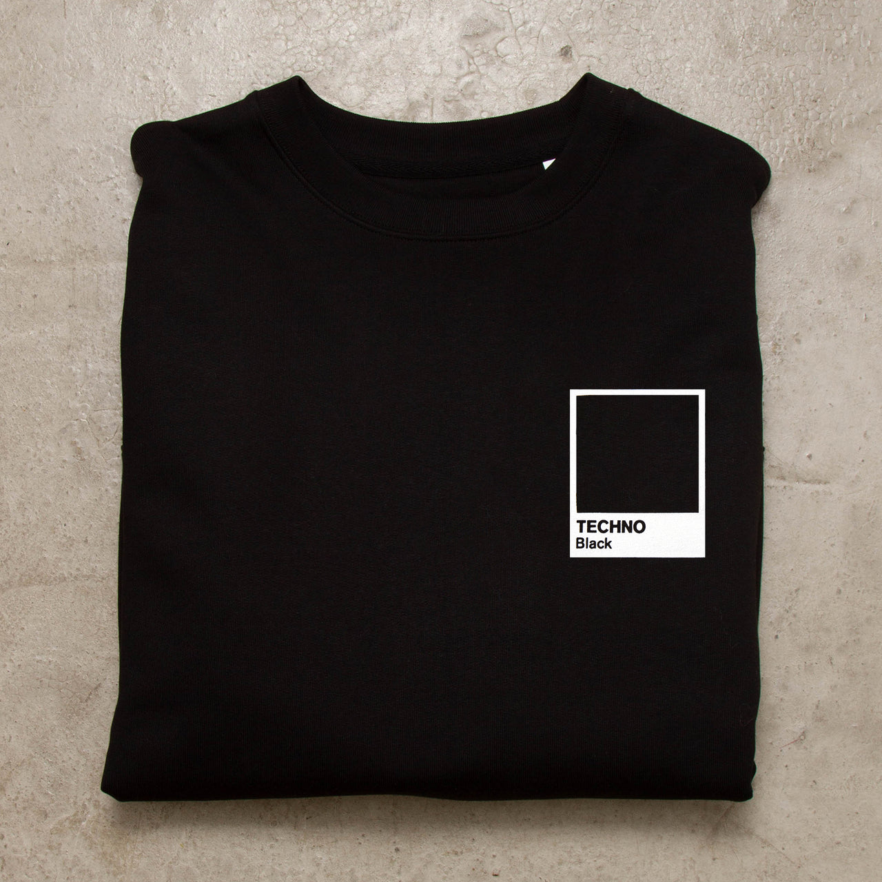 Crest Techno Black - Sweatshirt - Black