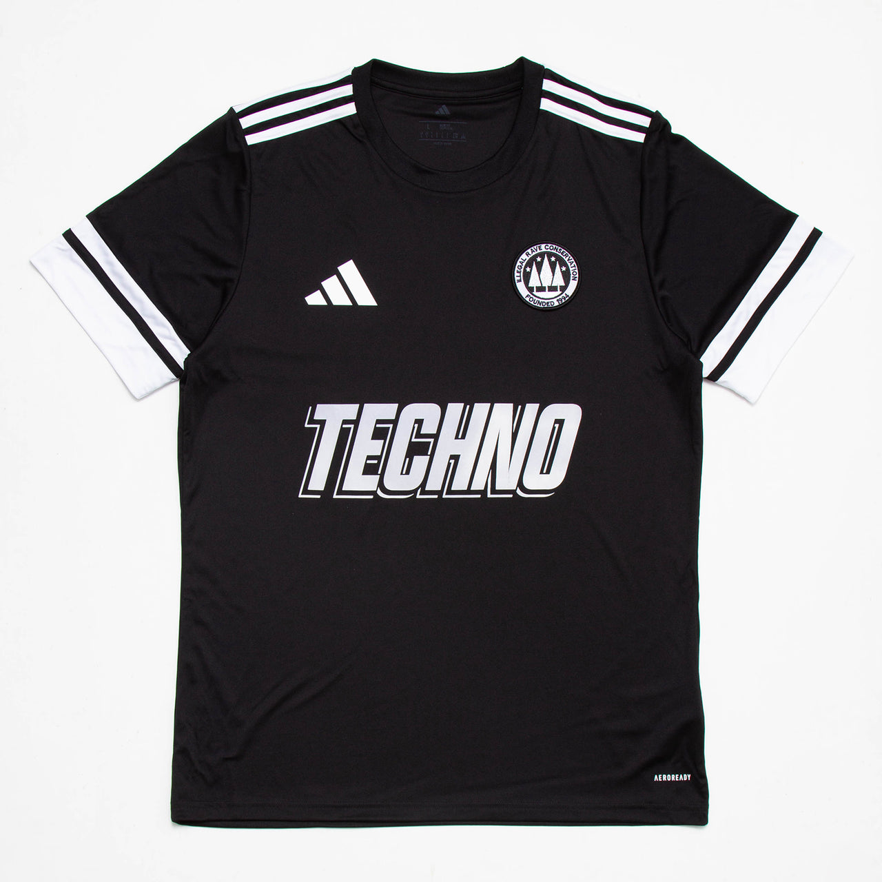 Techno United FC National - Jersey - Black/White