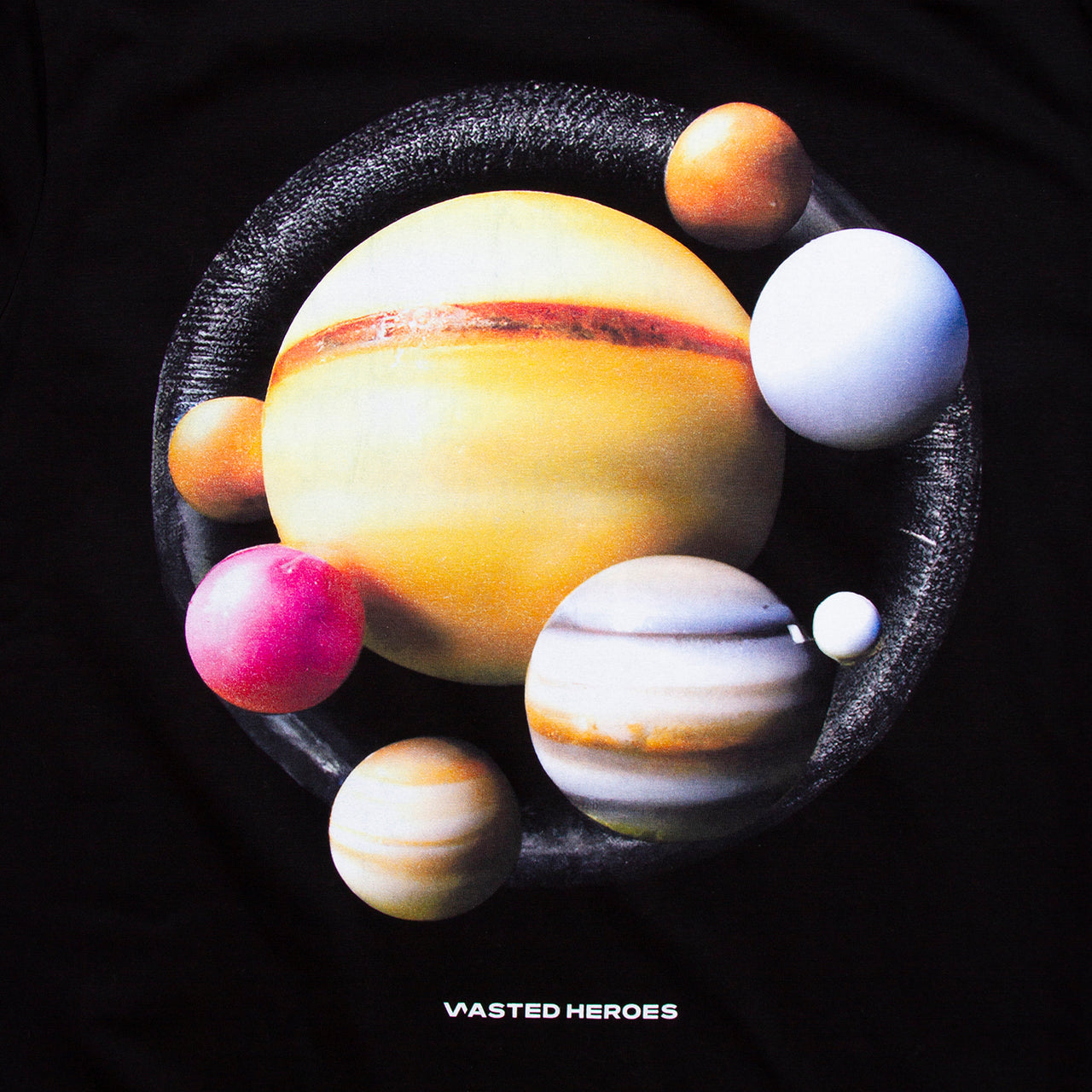 Orbital 005 Back Print - Tshirt - Black
