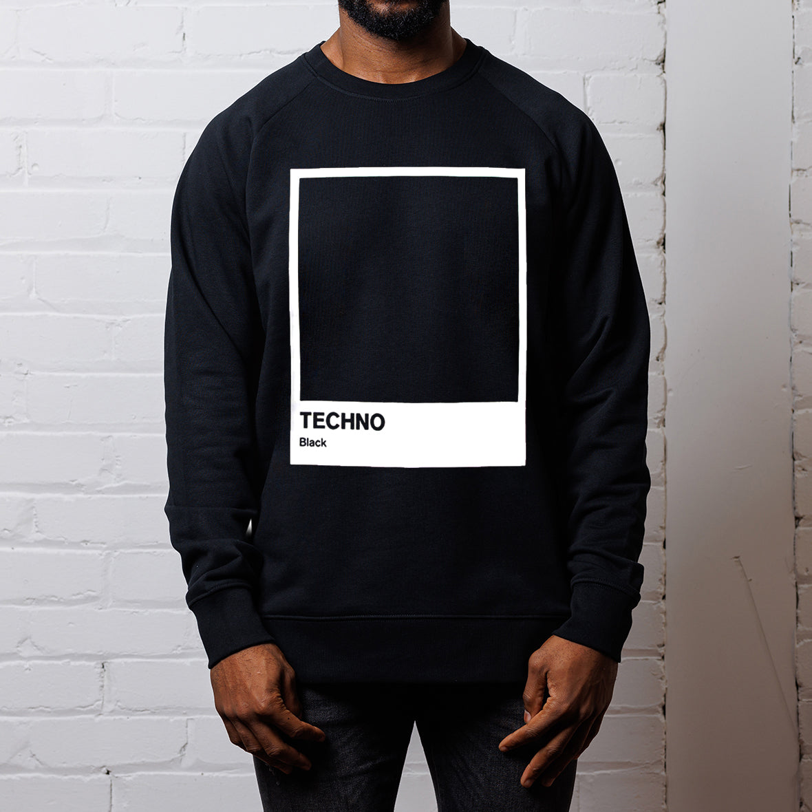 Techno Black - Sweatshirt - Black