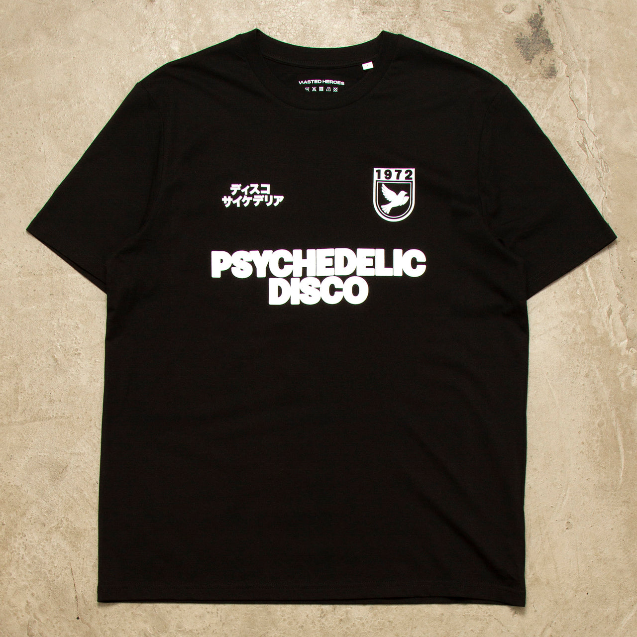 Drill White Psychedelic Disco  - Tshirt - Black