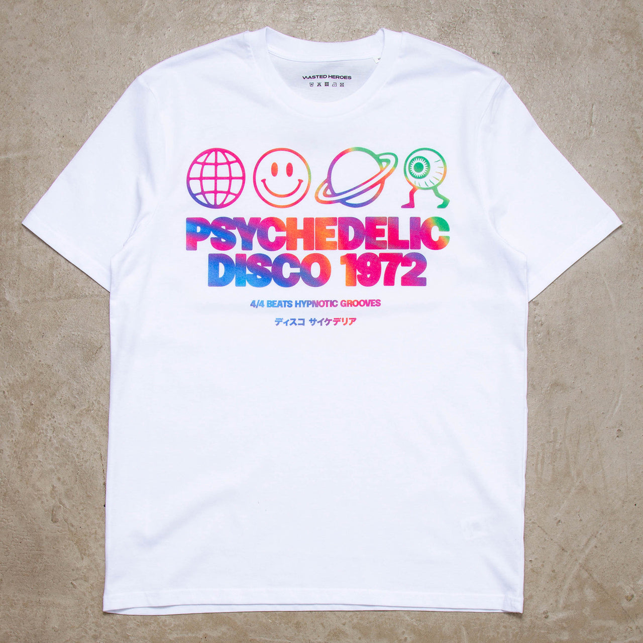 Mercury Elements Psychedelic Disco 1972 Front Print - Tshirt - White