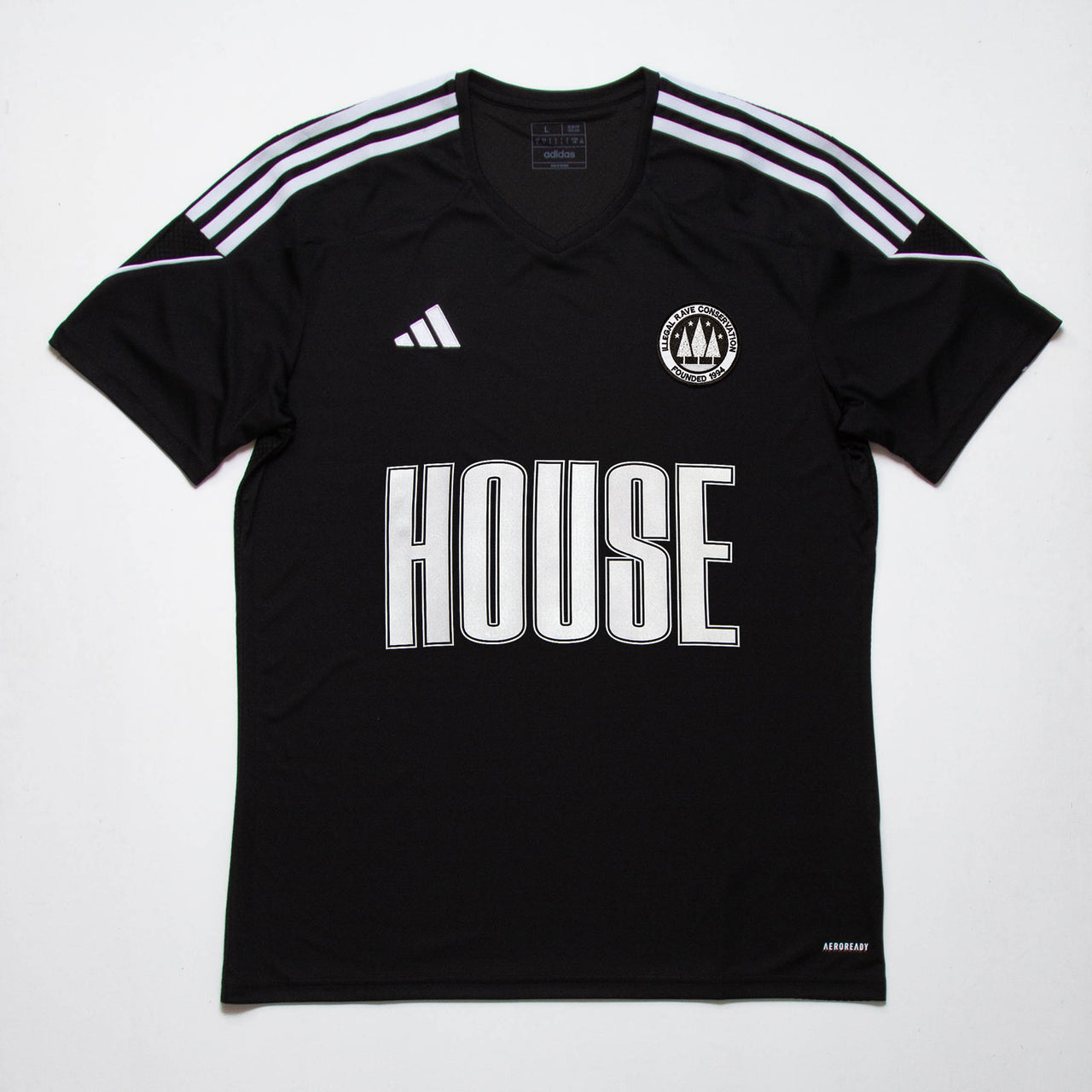 House FC League Tiro 23 - Training Jersey - Black/White