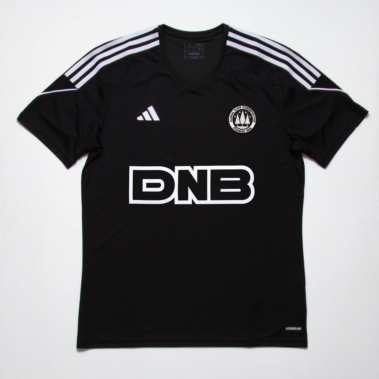 DNB FC League Tiro 23 - Training Jersey - Black/White