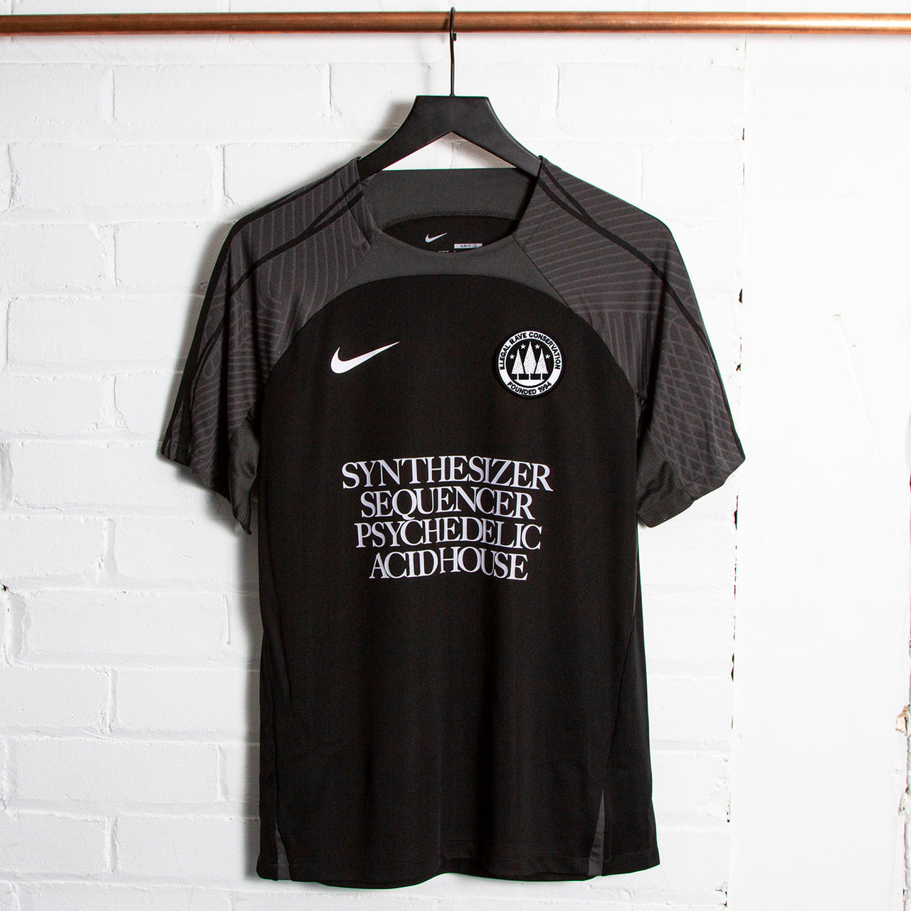 Wasted Heroes FC Strike 3 - Football Jersey - Black Rave