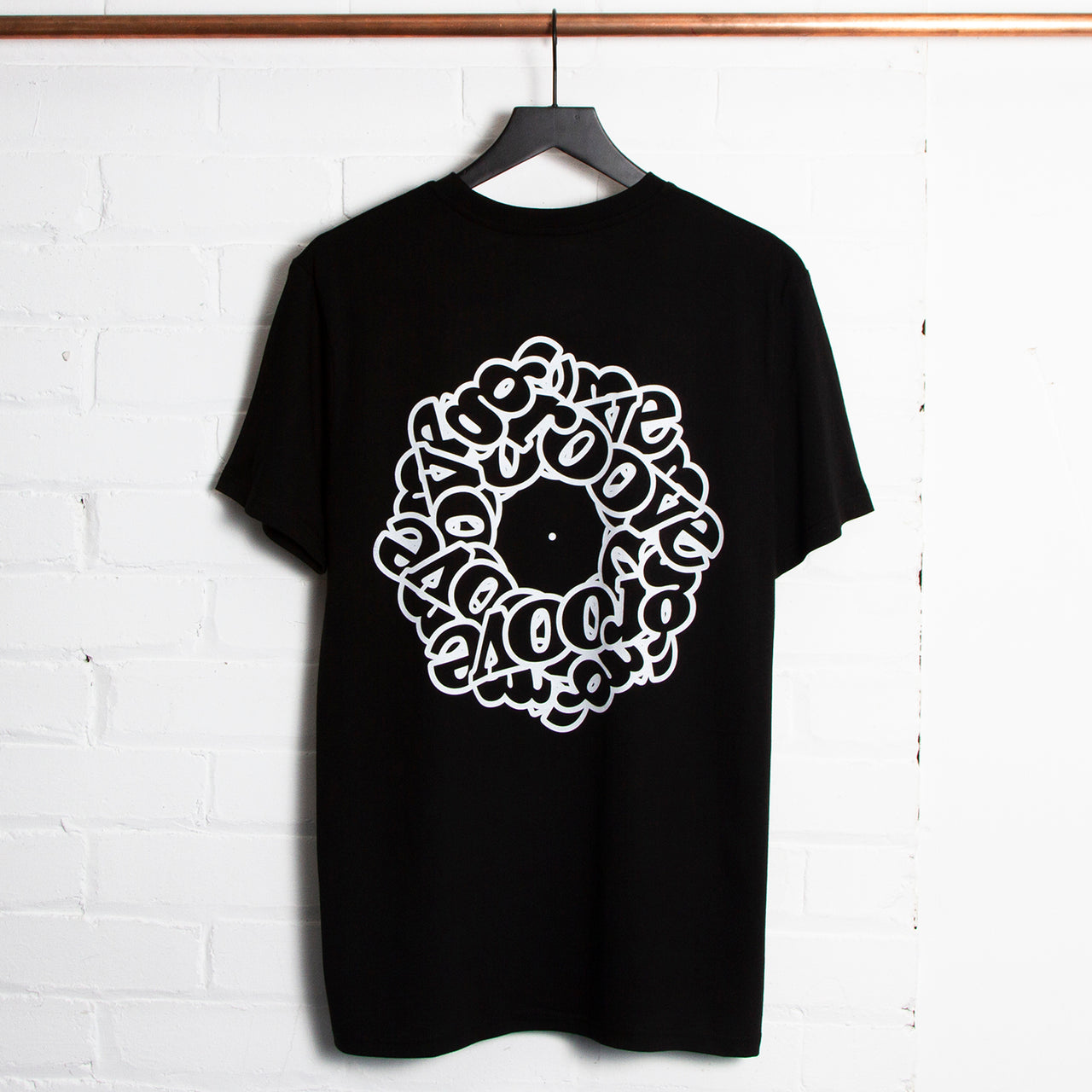 Groove Halo Back Print - Tshirt - Black