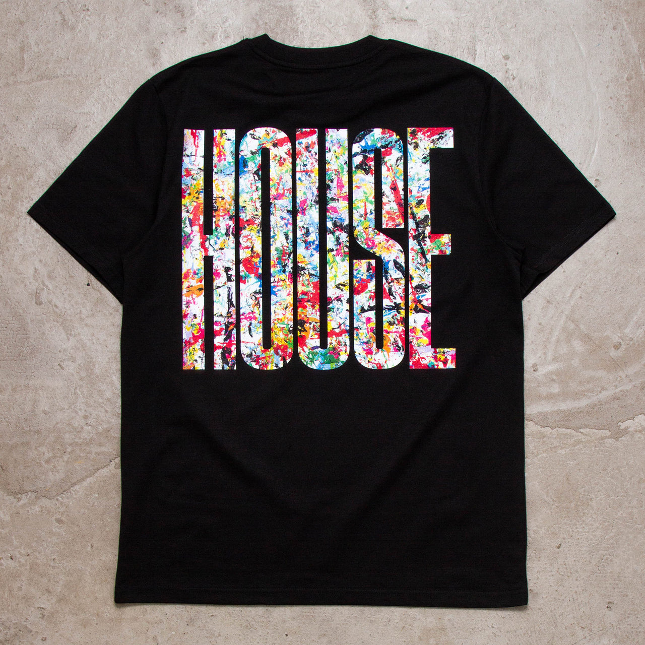 Adams Art Higher House Back Print - Tshirt - Black