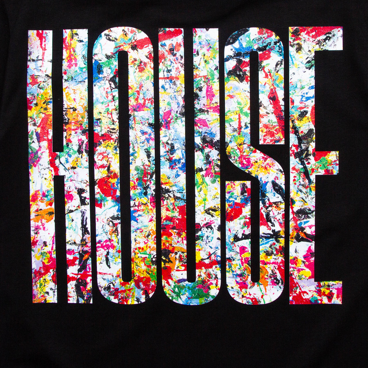 Adams Art Higher House Back Print - Tshirt - Black
