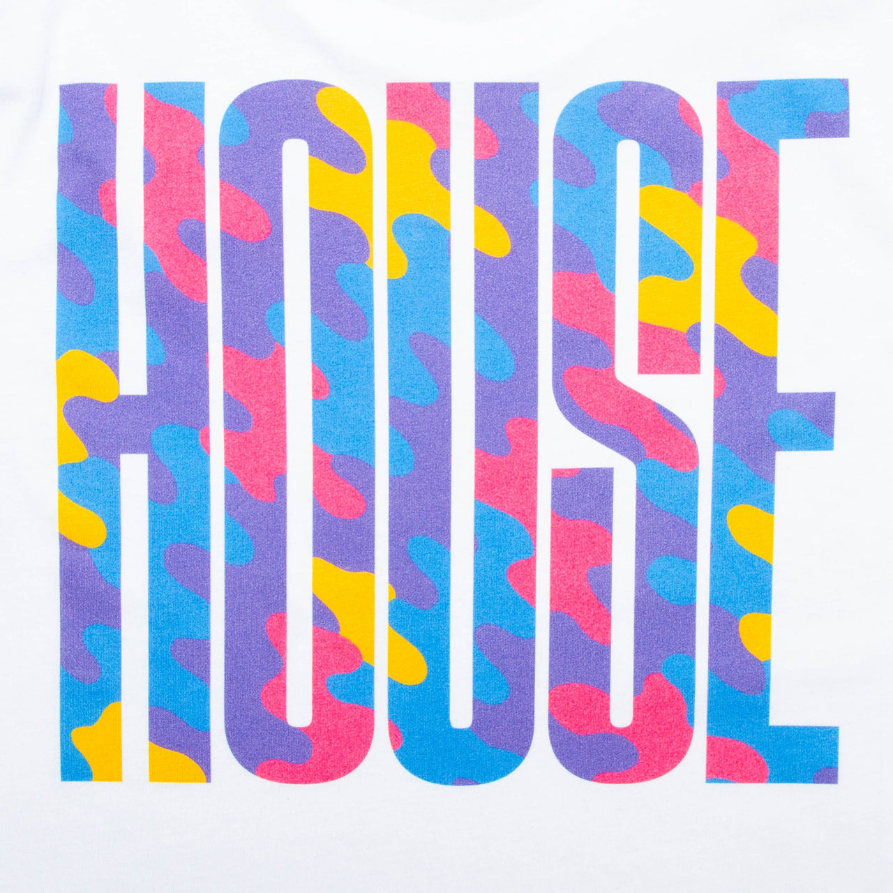 Haze Higher House Back Print - Tshirt - White