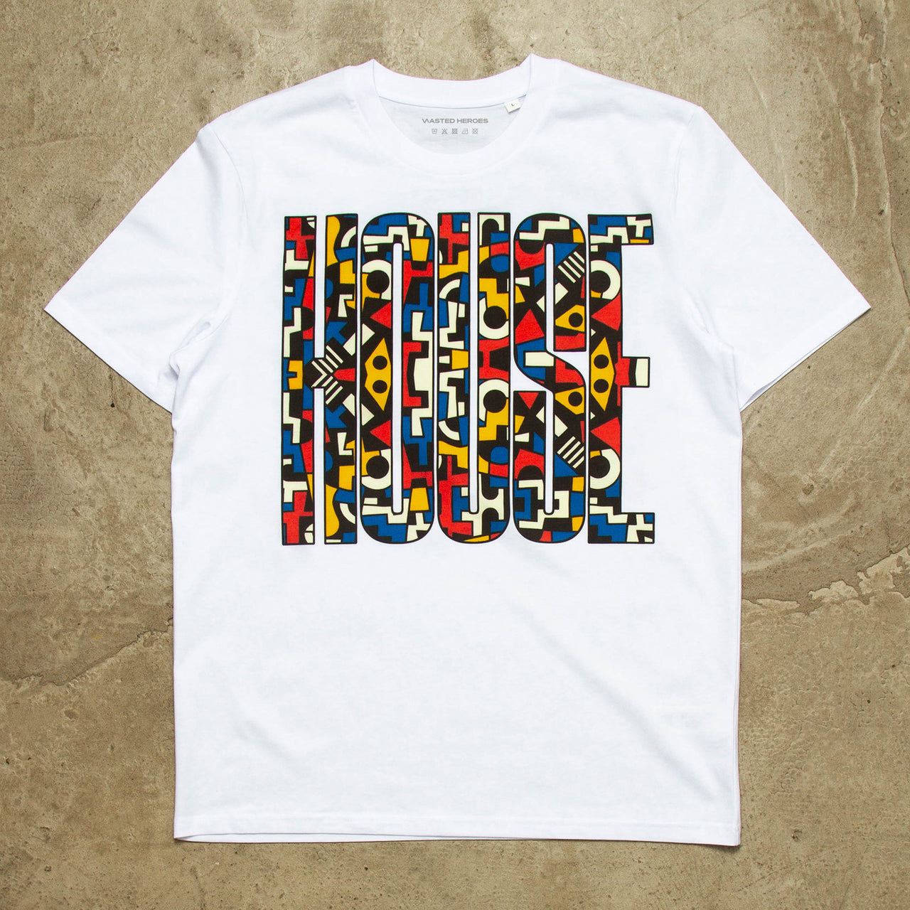 Bebop Higher House Front Print - Tshirt - White