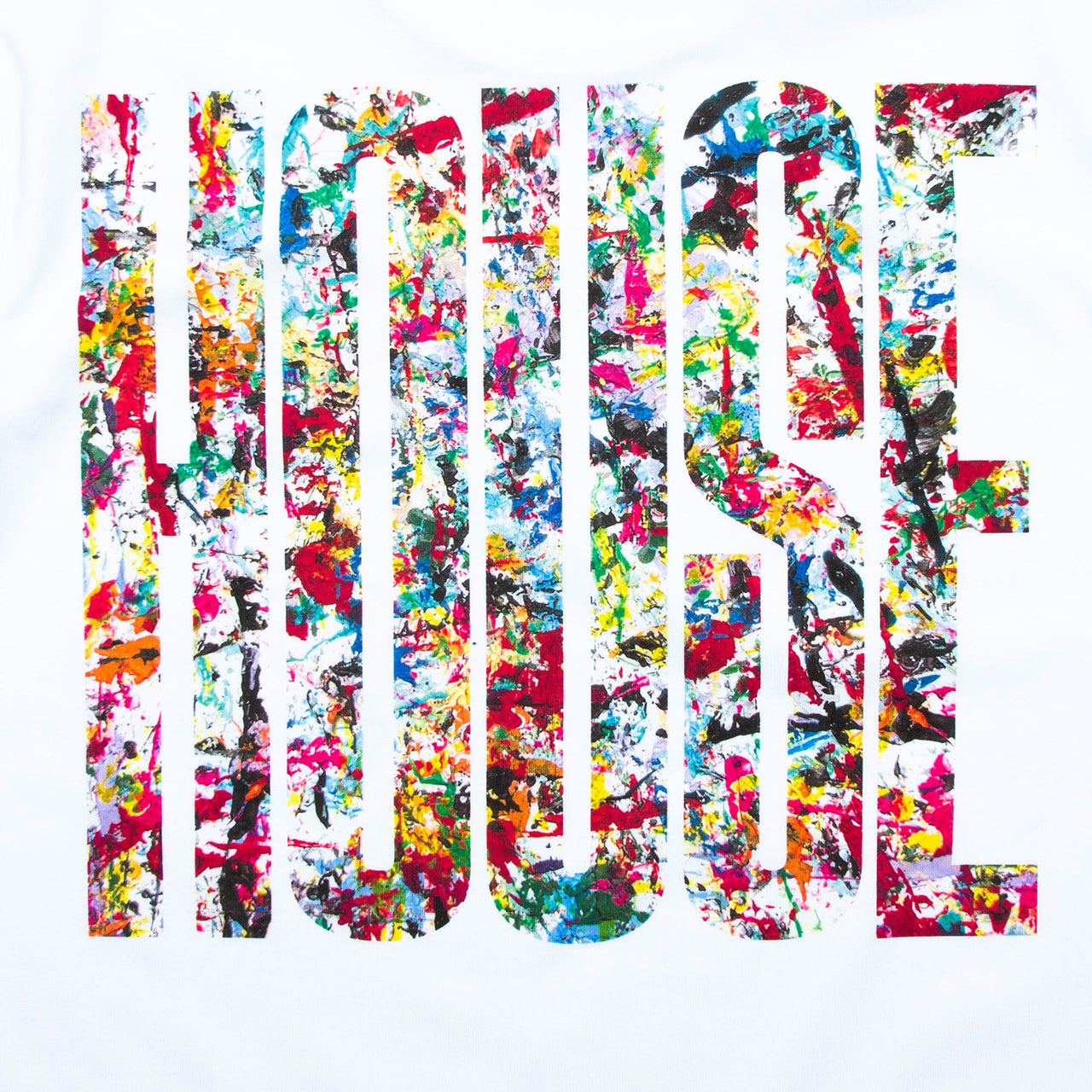 Adams Art Higher House Back Print - Tshirt - White