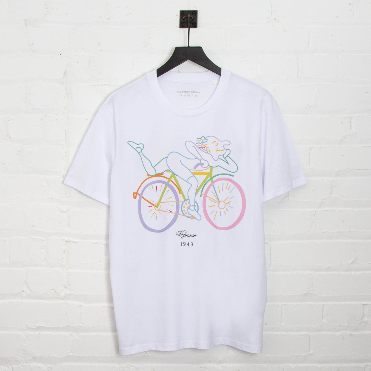 Kaleidoscopic Hofmann Front Print - Tshirt - White