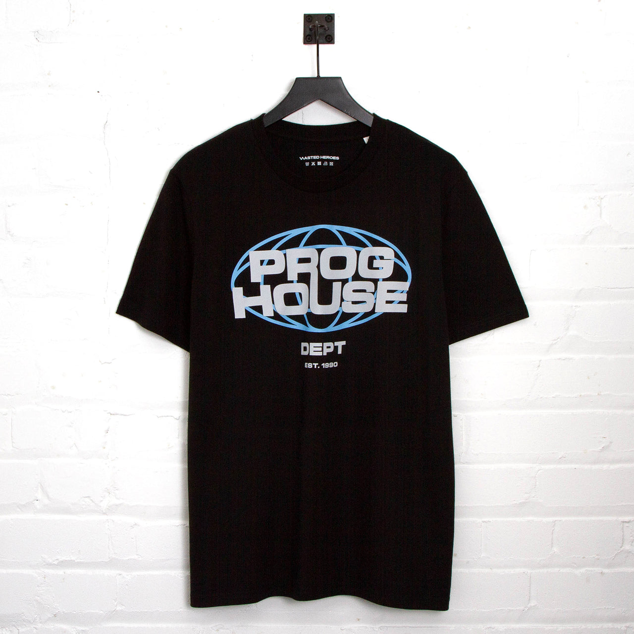 Prog House Dept Front Print - Tshirt - Black