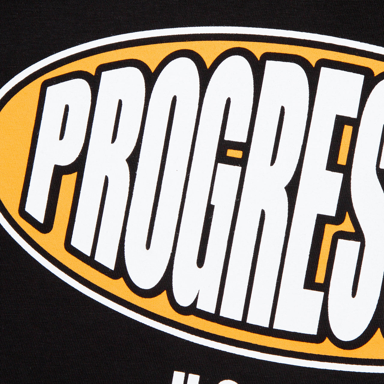 Progressive House Alliance Orange Front Print - Tshirt - Black