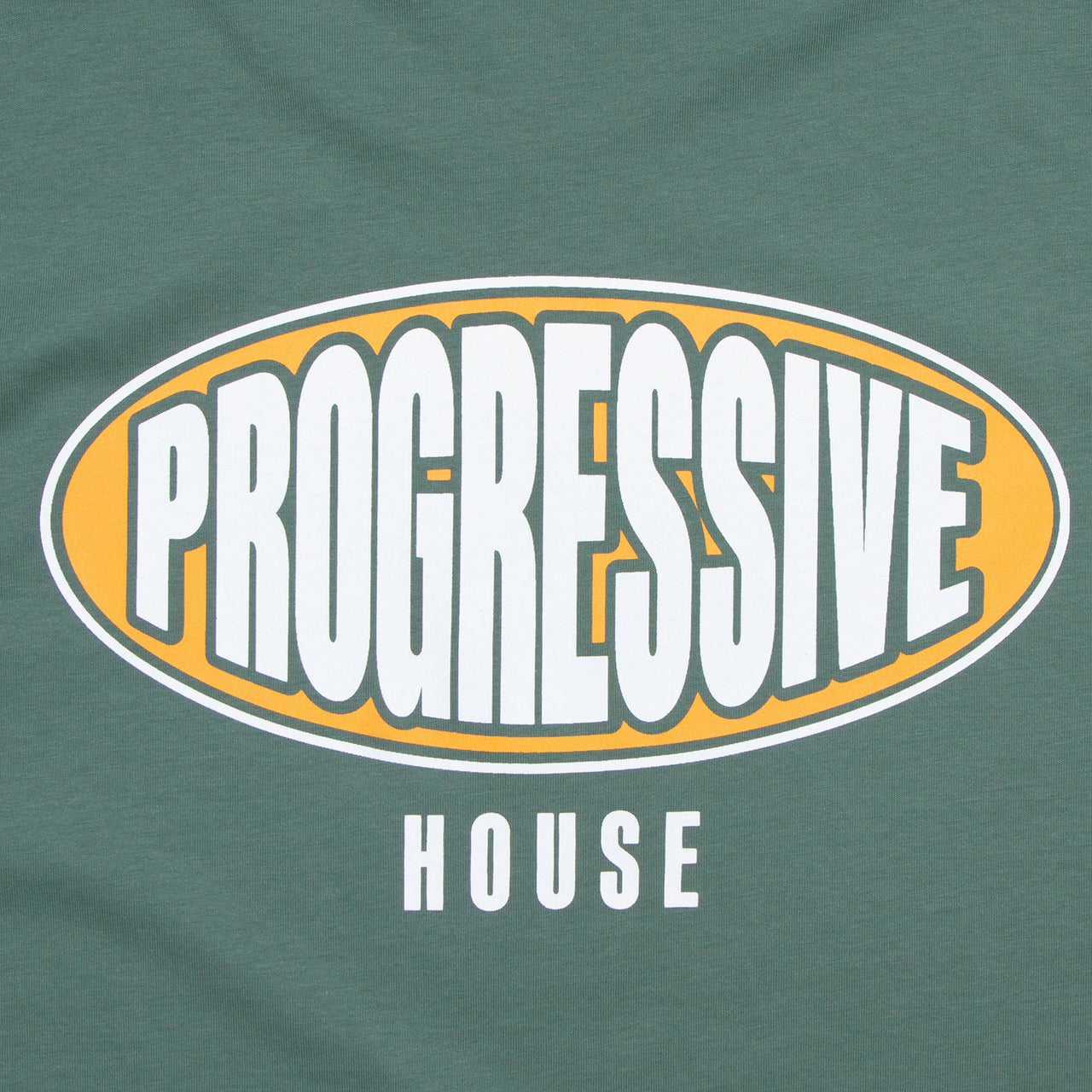 Progressive House Alliance Orange Back Print - Tshirt - Green