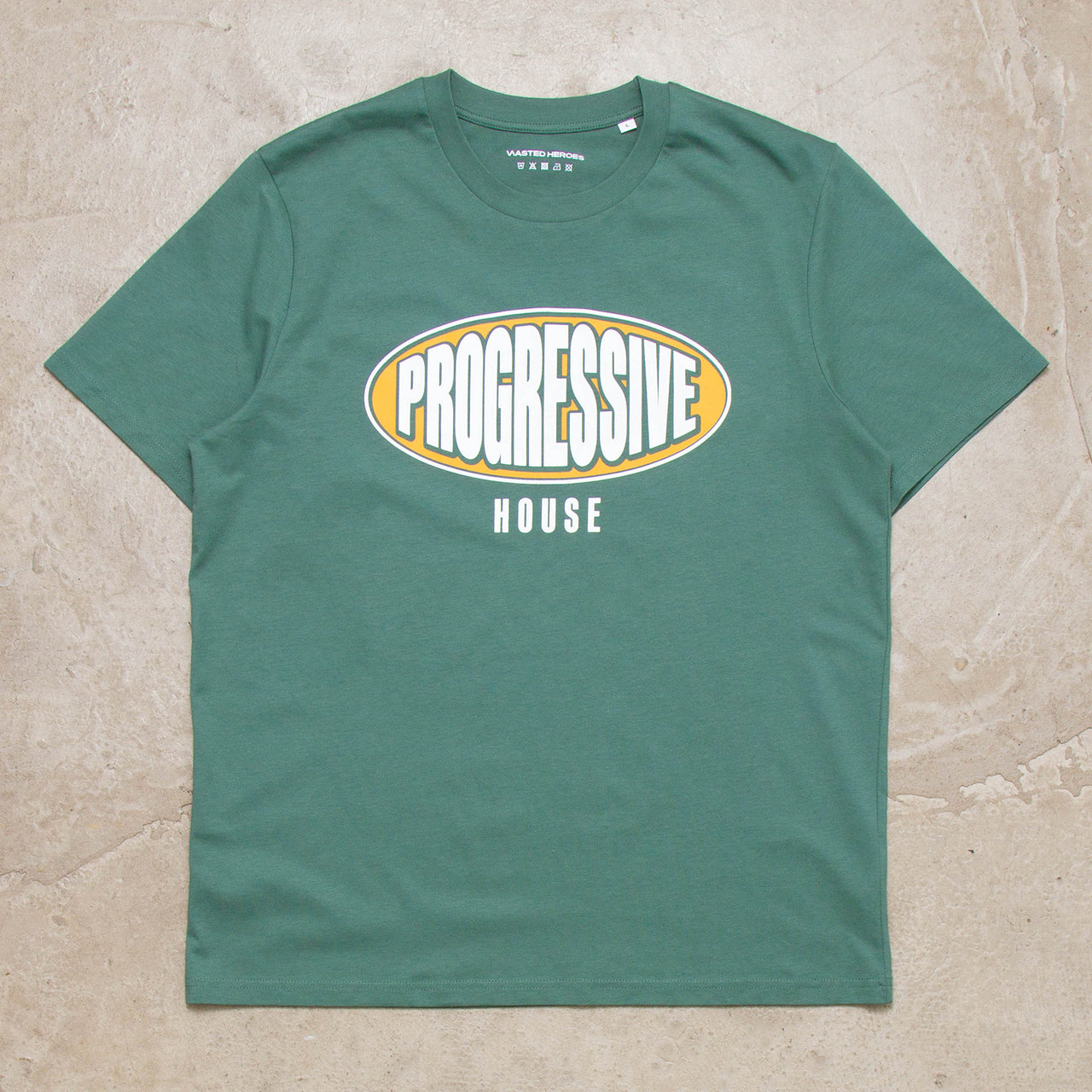 Progressive House Alliance Orange Front Print - Tshirt - Green