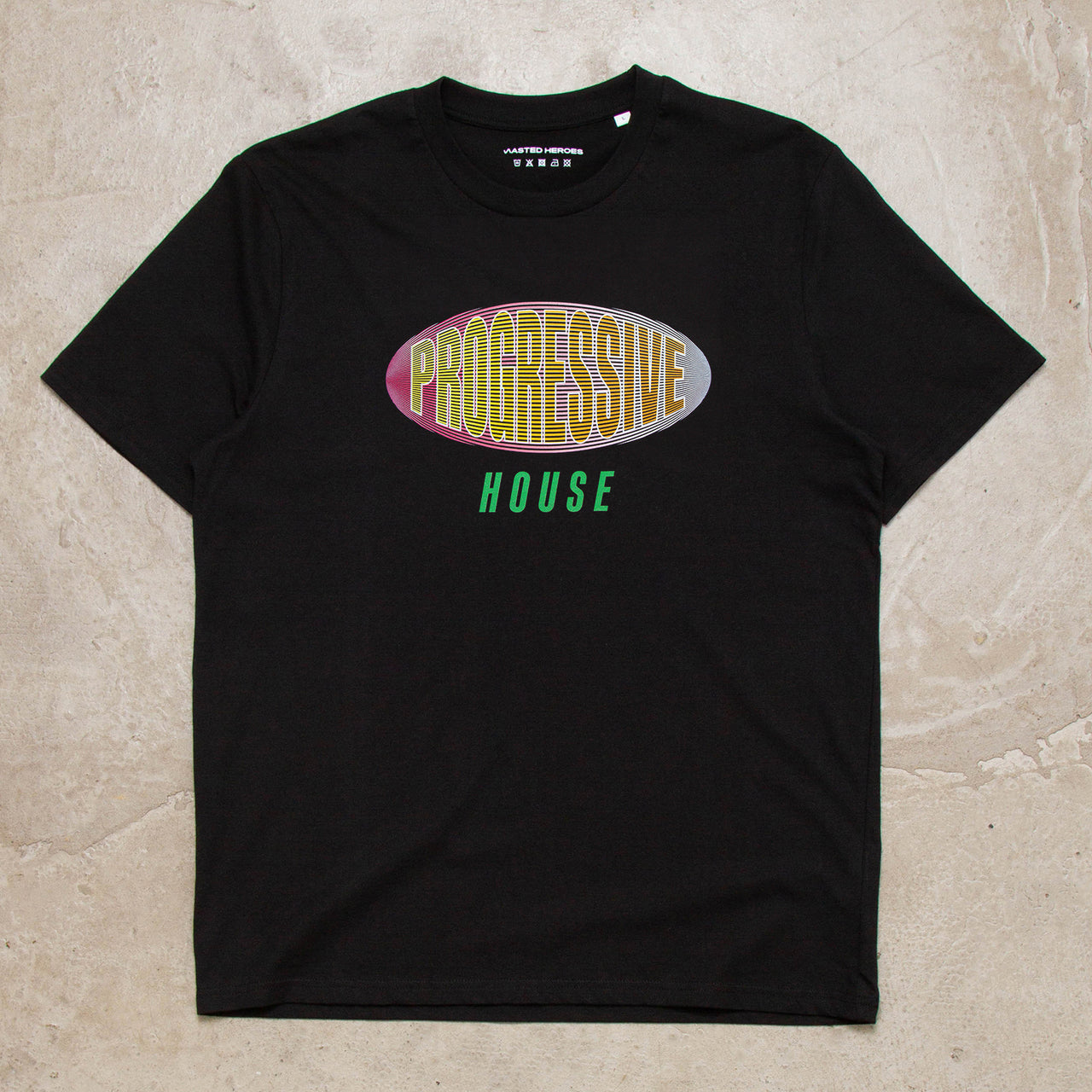 Horizon Progressive House Alliance Front Print - Tshirt - Black