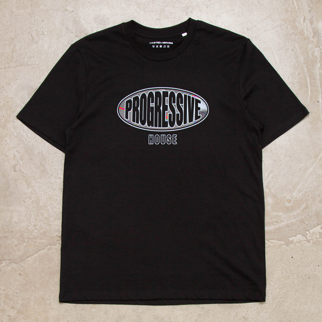 Reverb Progressive House Alliance Front Print - Tshirt - Black