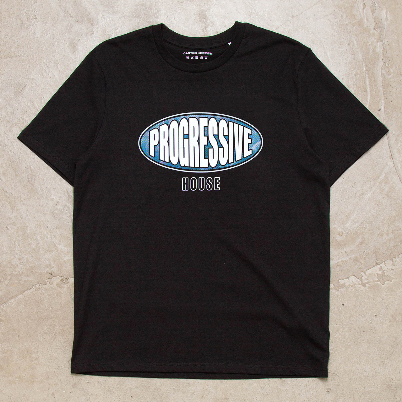 Polar Progressive House Alliance Front Print - Tshirt - Black