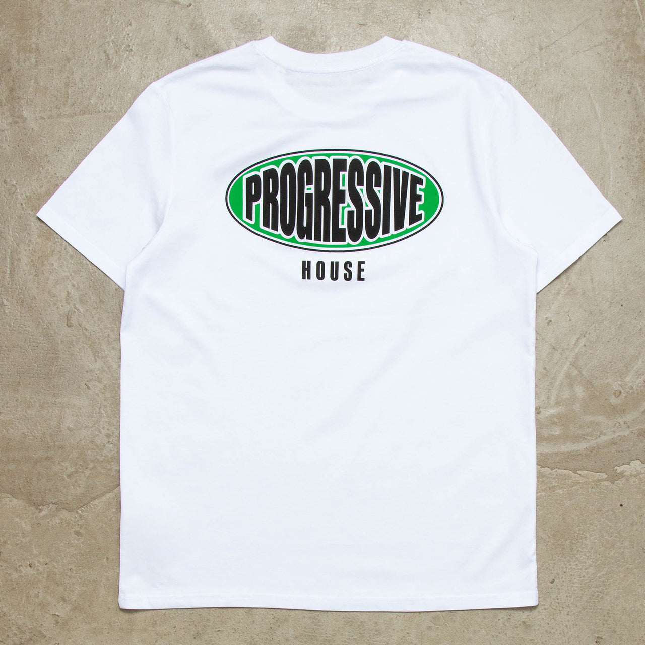 Progressive House Alliance Green Back Print - Tshirt - White