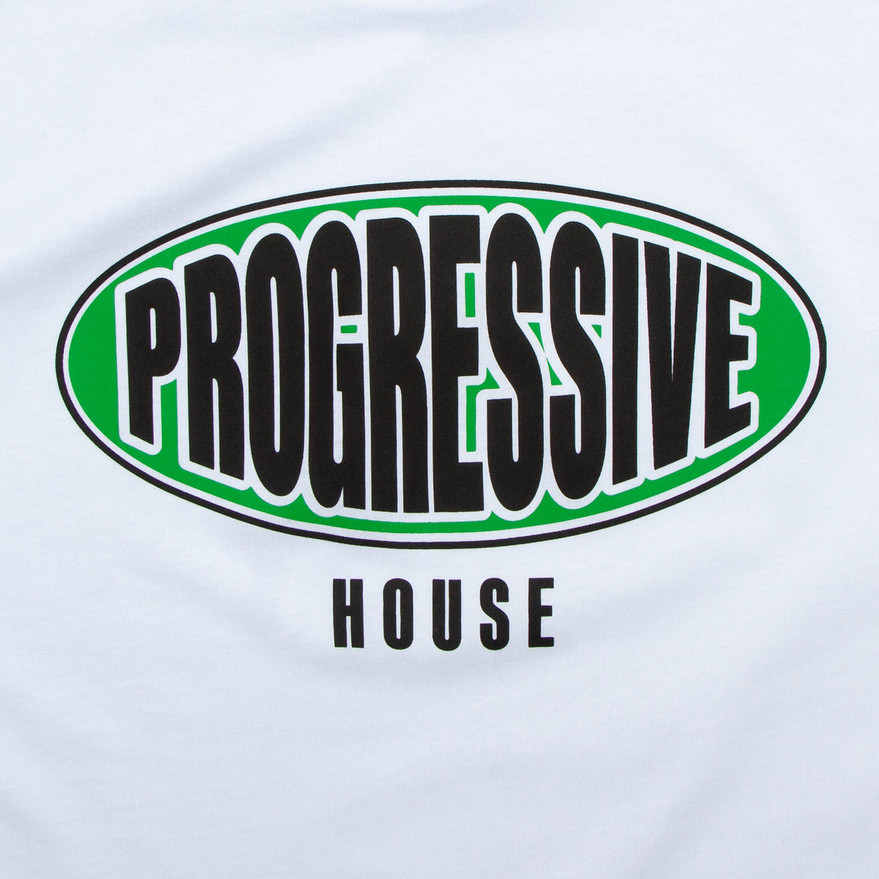 Progressive House Alliance Green Back Print - Tshirt - White