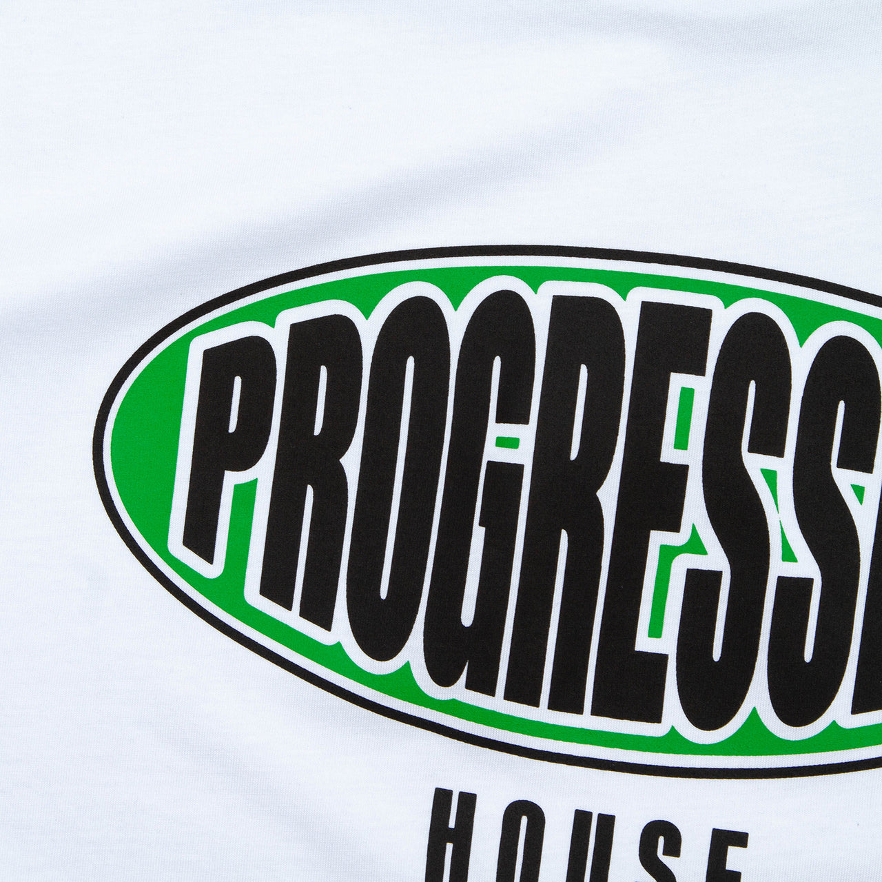 Progressive House Alliance Green Front Print - Tshirt - White