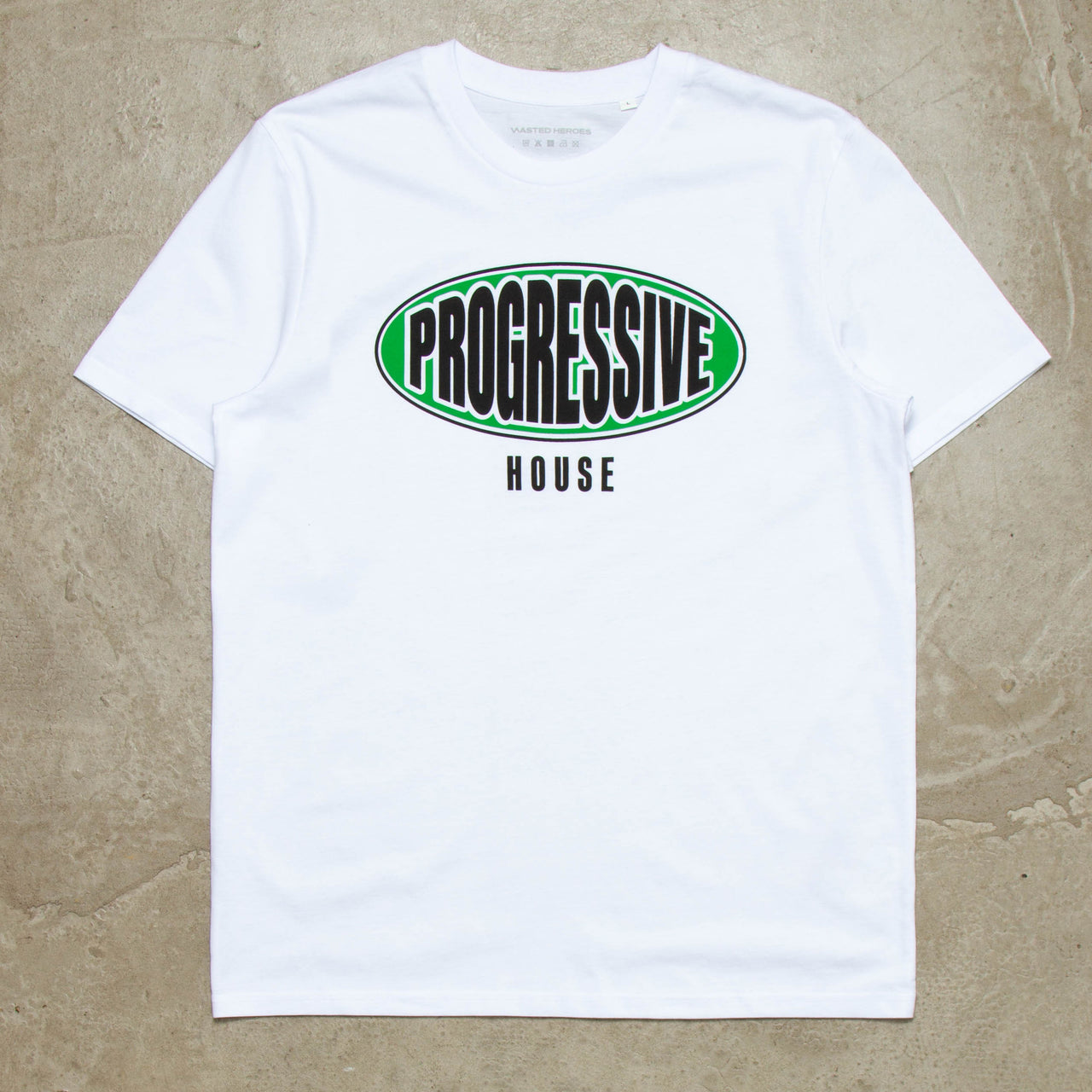 Progressive House Alliance Green Front Print - Tshirt - White