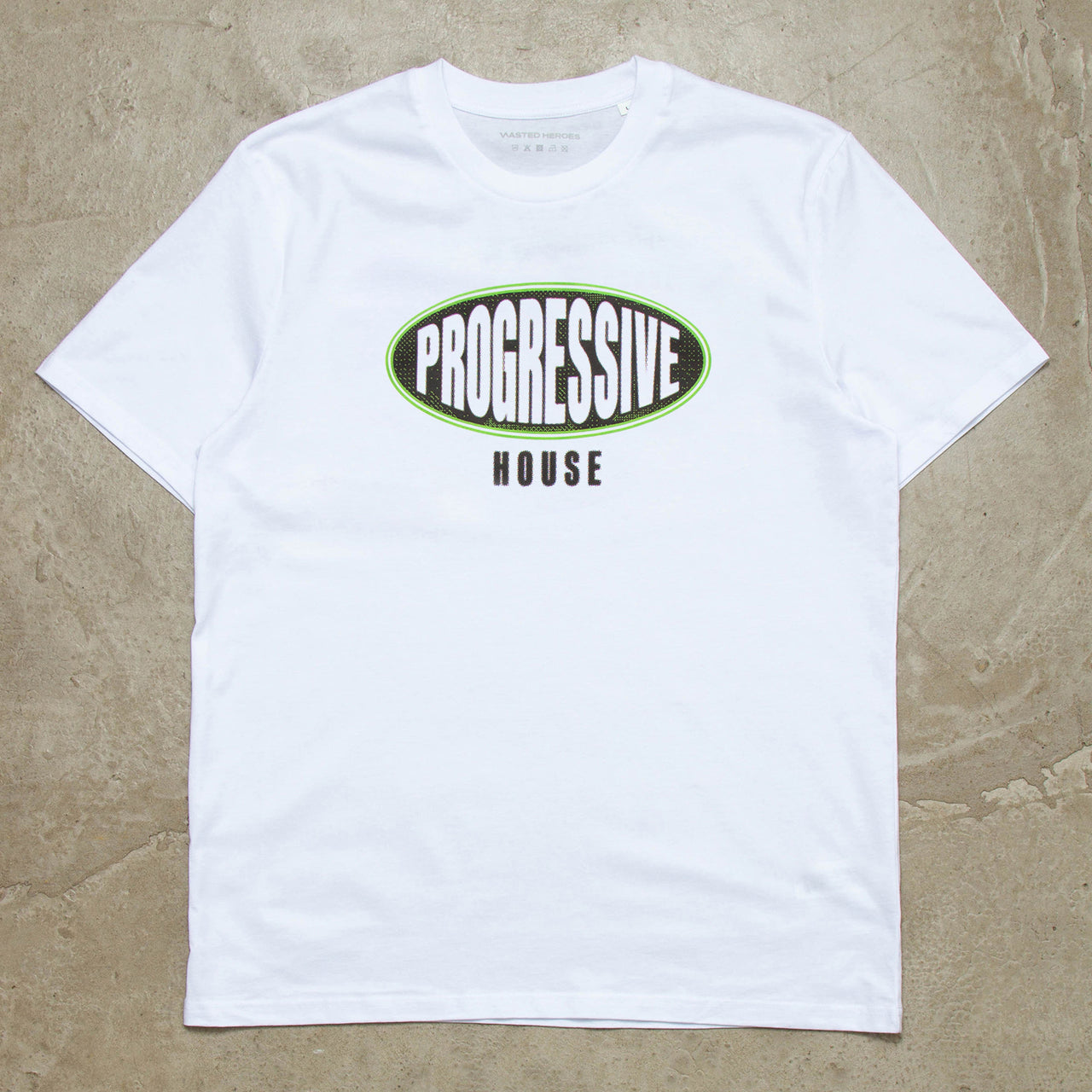 Binary Progressive House Alliance Front Print - Tshirt - White