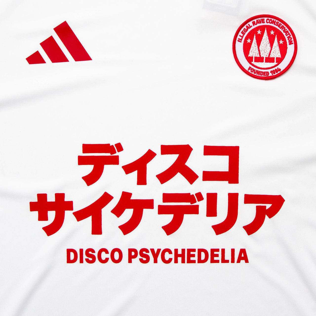 Disco Psychedelia FC National - Jersey - White/Red