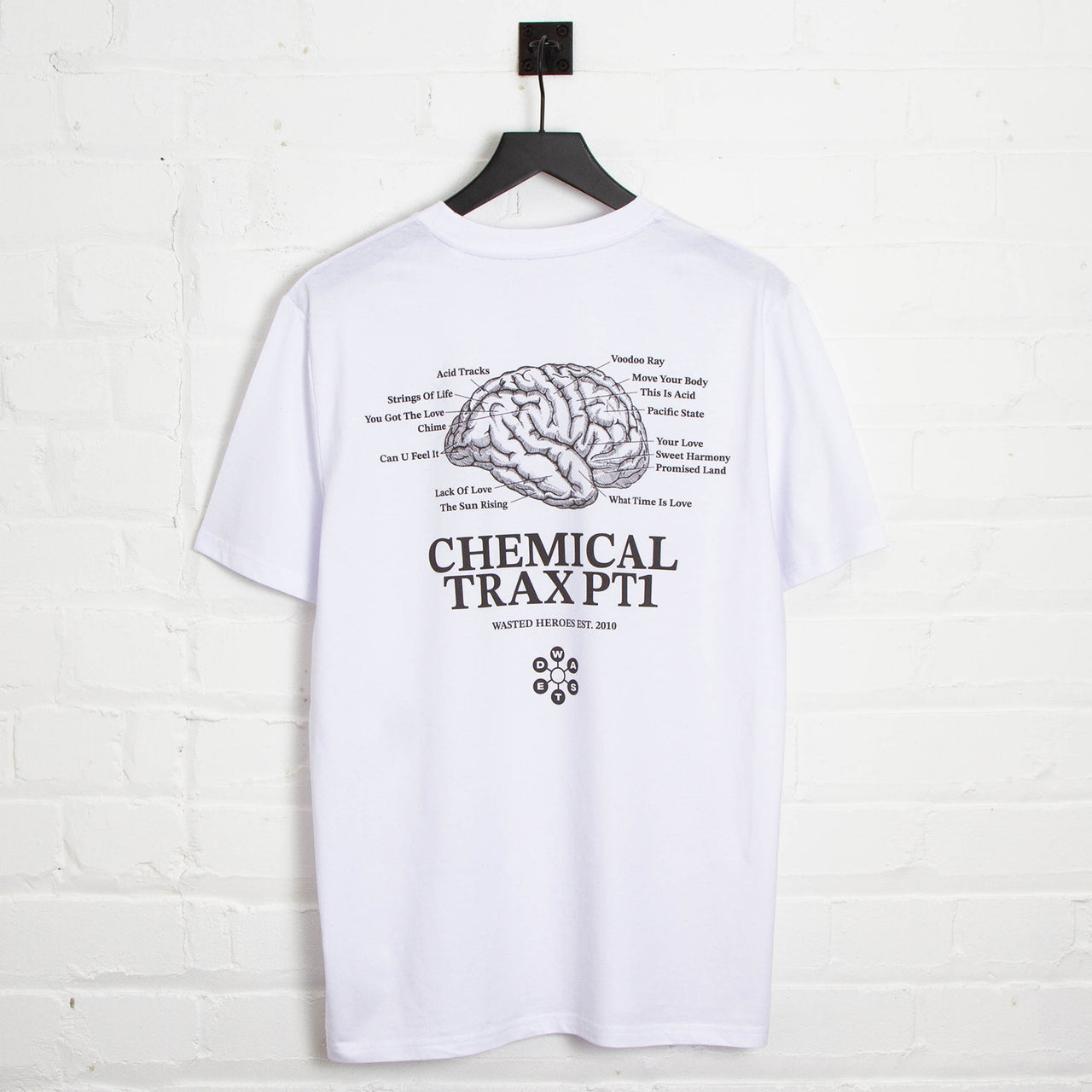 Chemical Trax PT1 Back Print - Tshirt - White
