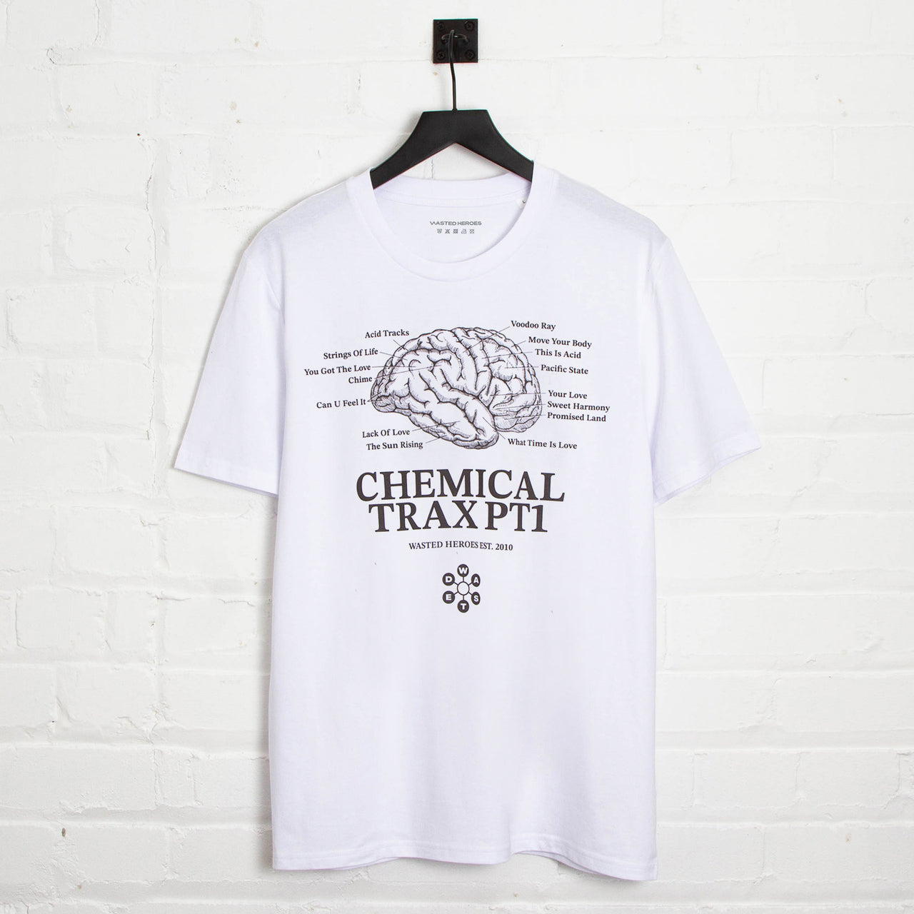 Chemical Trax PT1 Front Print - Tshirt - White