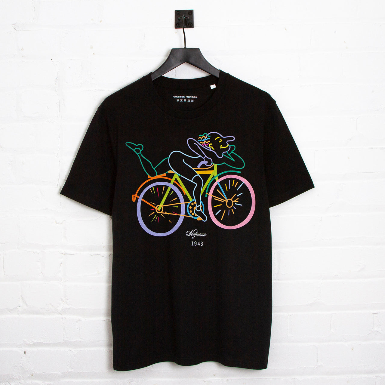 Kaleidoscopic Hofmann Front Print - Tshirt - Black