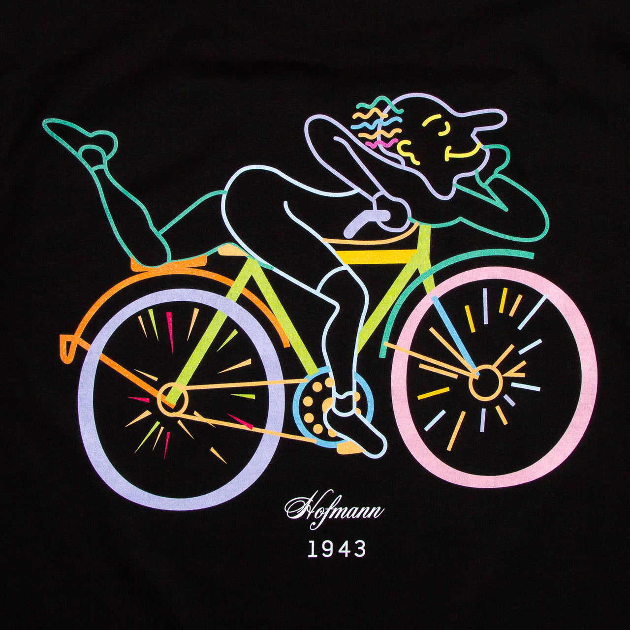 Kaleidoscopic Hofmann Back Print - Tshirt - Black