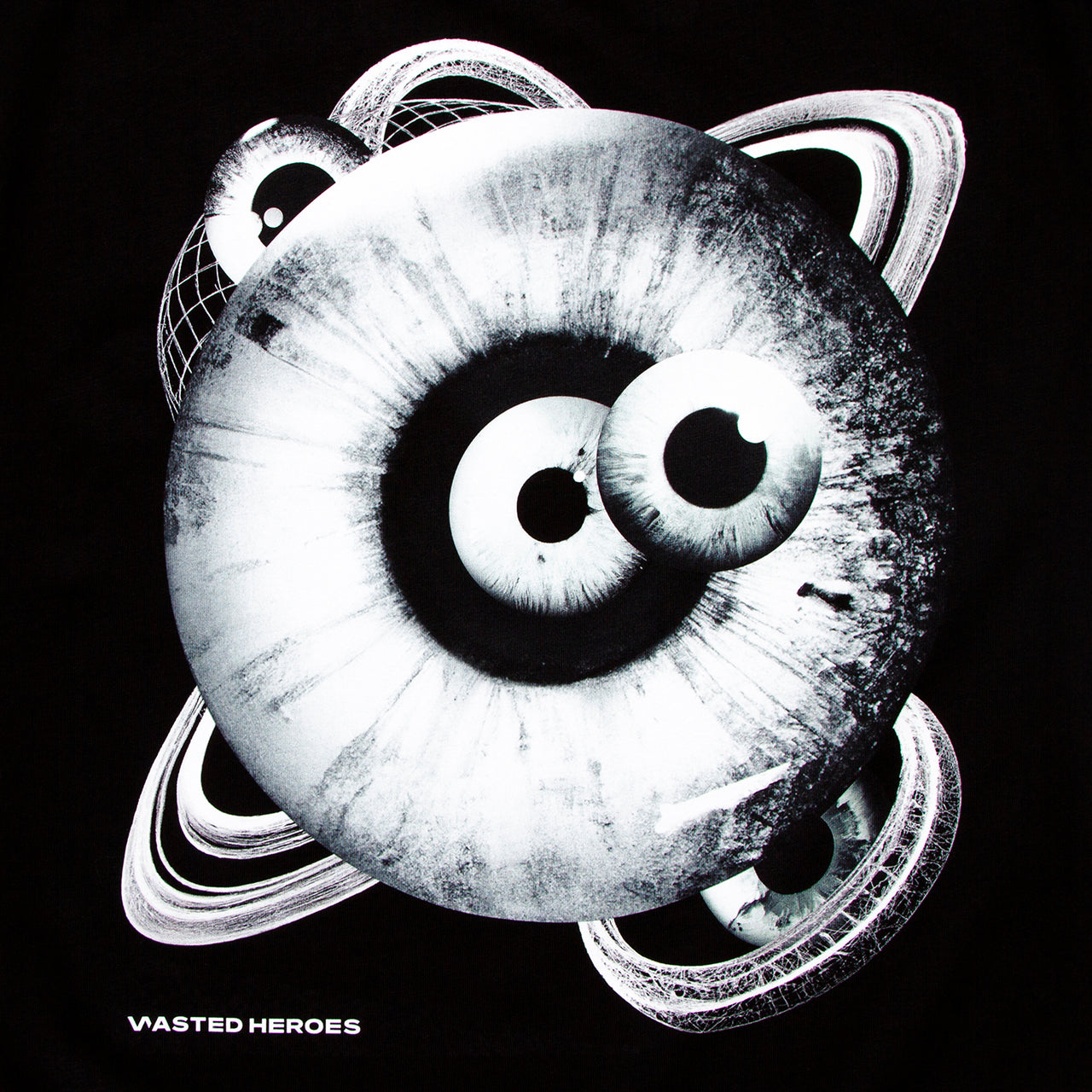 Orbital 001 Back Print - Tshirt - Black