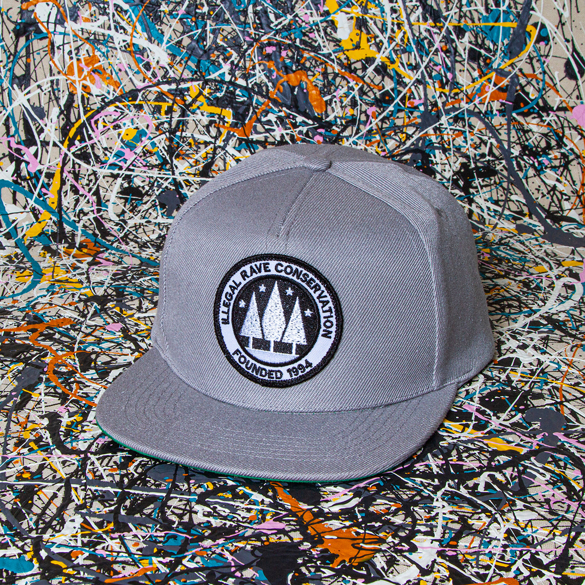 Illegal Rave - Snapback - Light Grey - Wasted Heroes