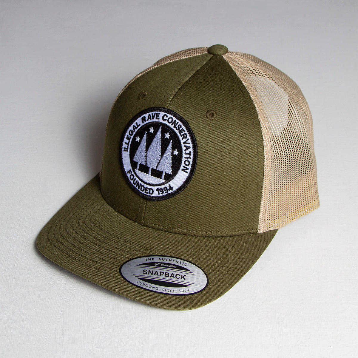 Illegal Rave - Trucker Cap - Green - Wasted Heroes