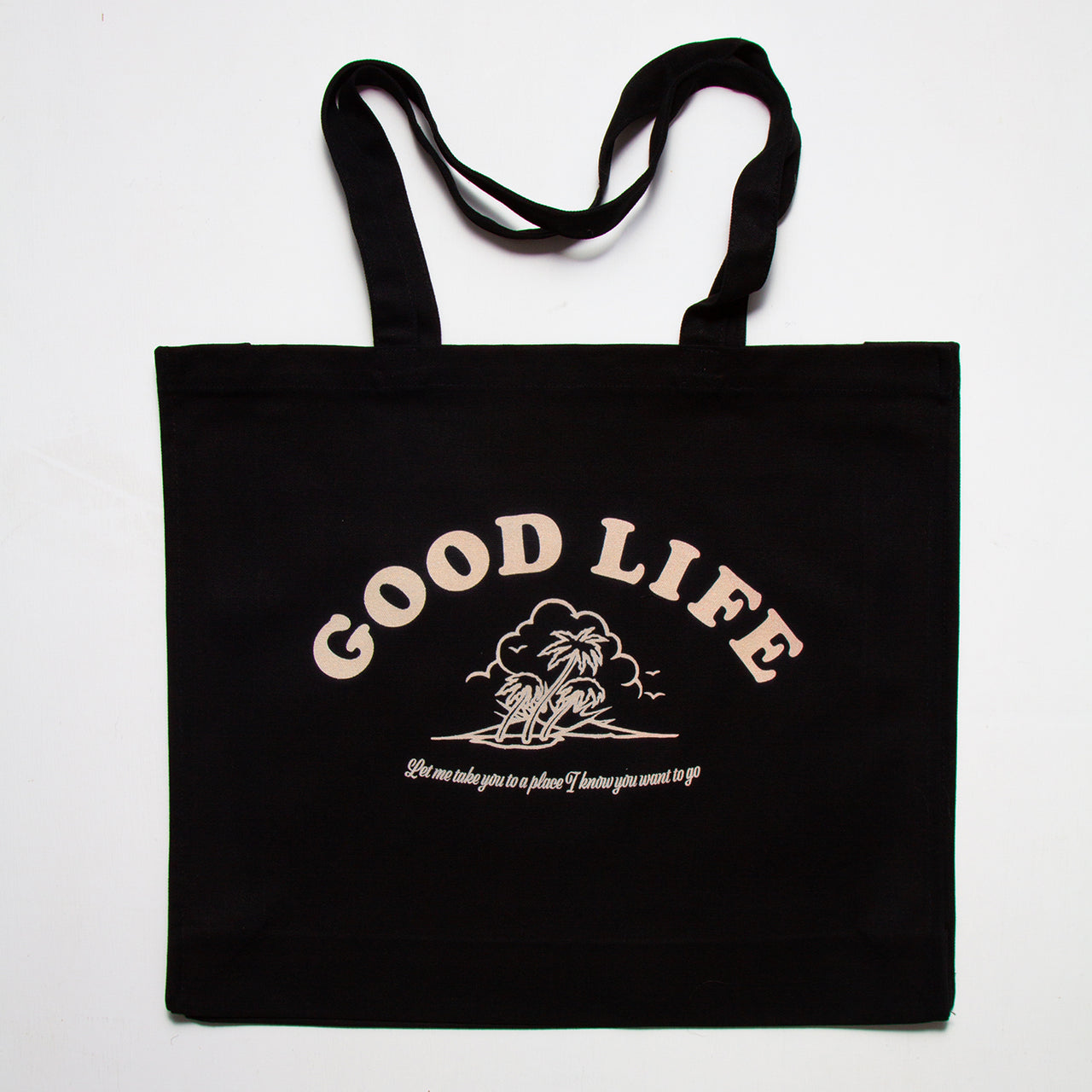 Good Life - Gusset Tote Bag - Black