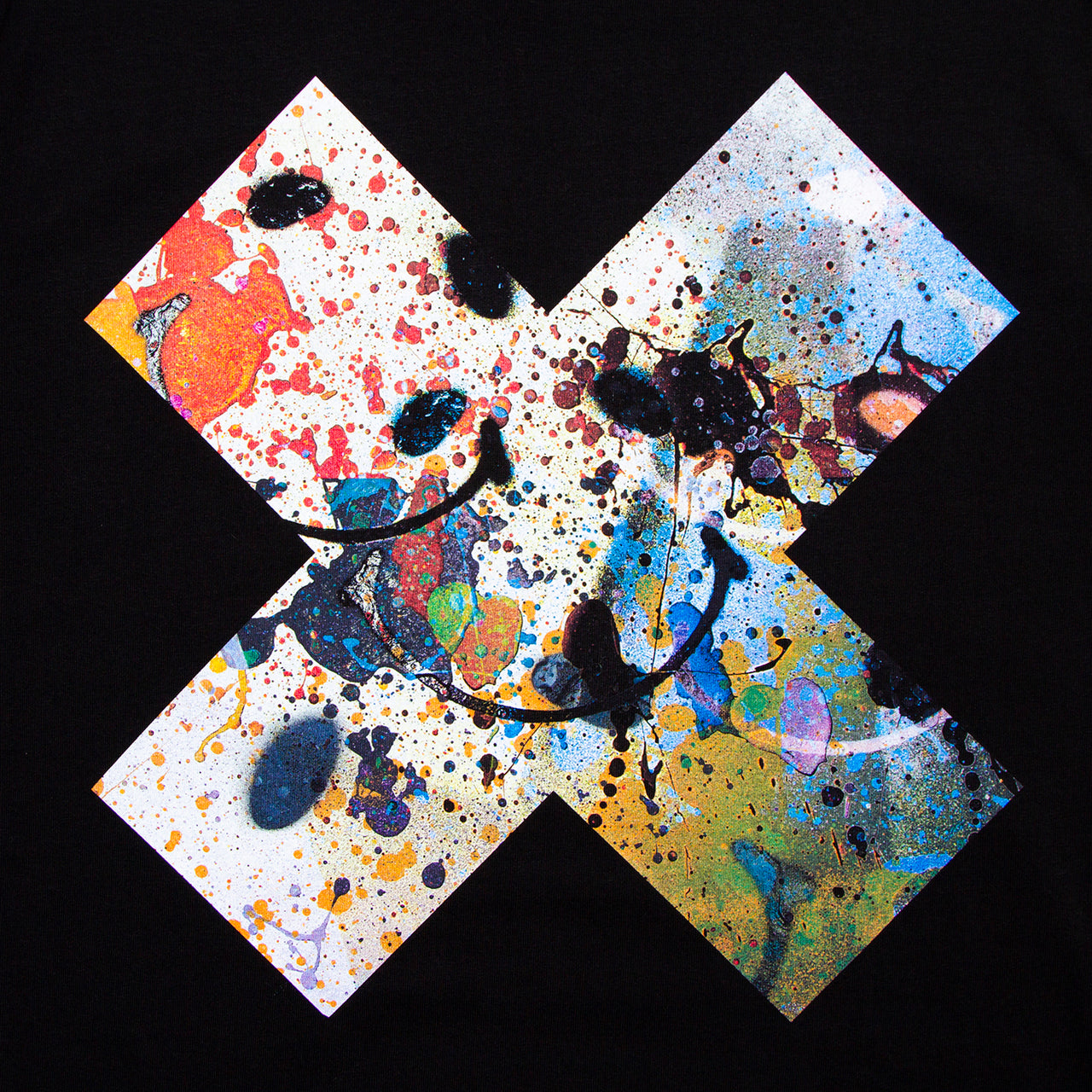 Smiley 1 X Imprint - Tshirt - Black