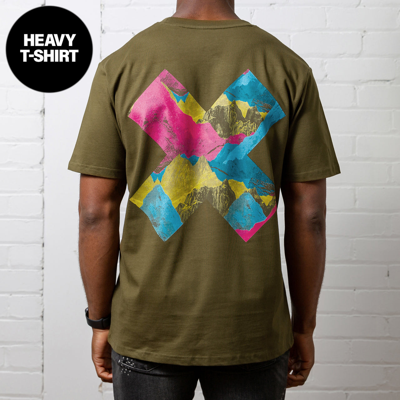 Hills X Imprint - Heavy Tshirt - Khaki