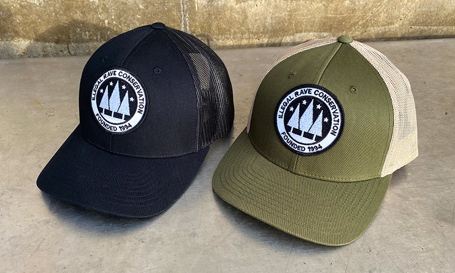 ILLEGAL RAVE TRUCKER CAPS