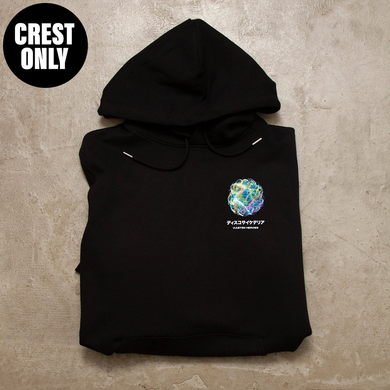 Crest Orb 046 Disco Psychedelia - Pullover Hood - Black