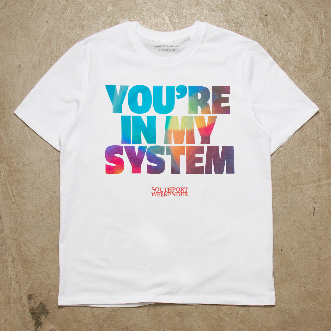 In My System Front Print - Tshirt - White