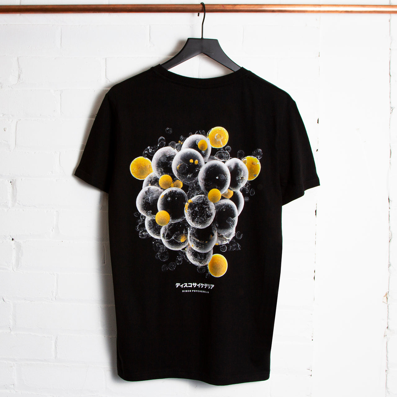 012 Disco Psychedelia Back Print - Tshirt - Black