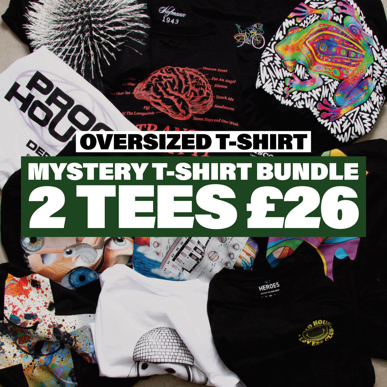 2 Oversized T-shirt bundle