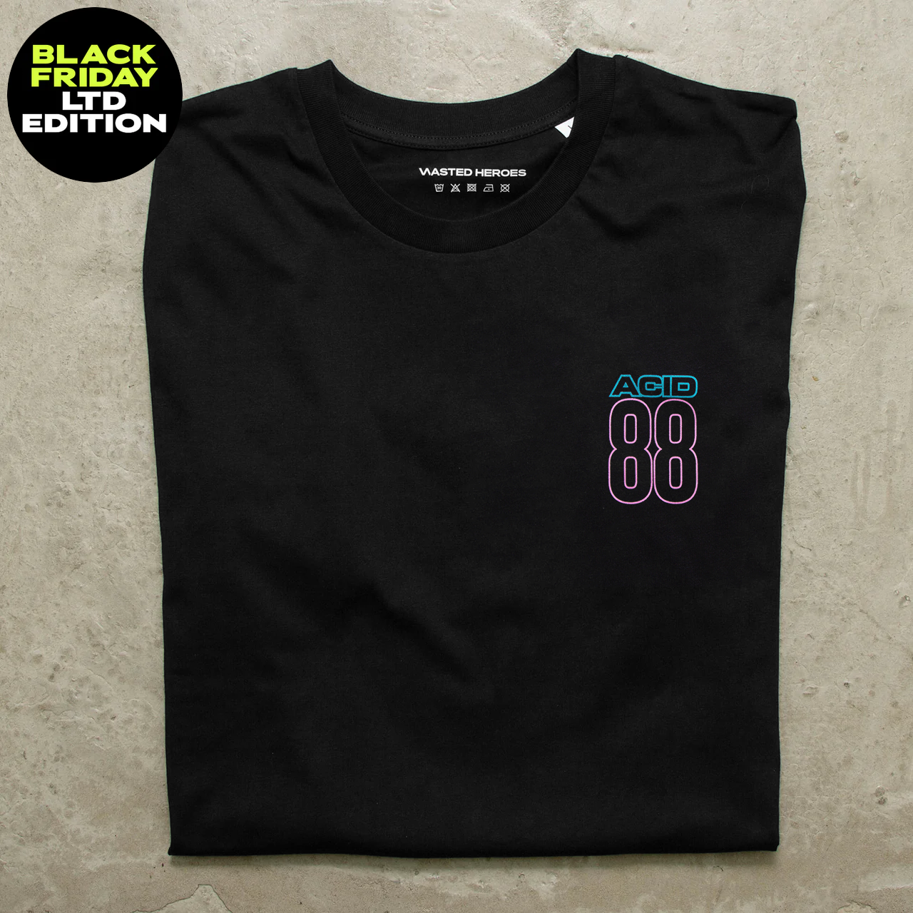 Crest BF Acid 88 - Tshirt - Black