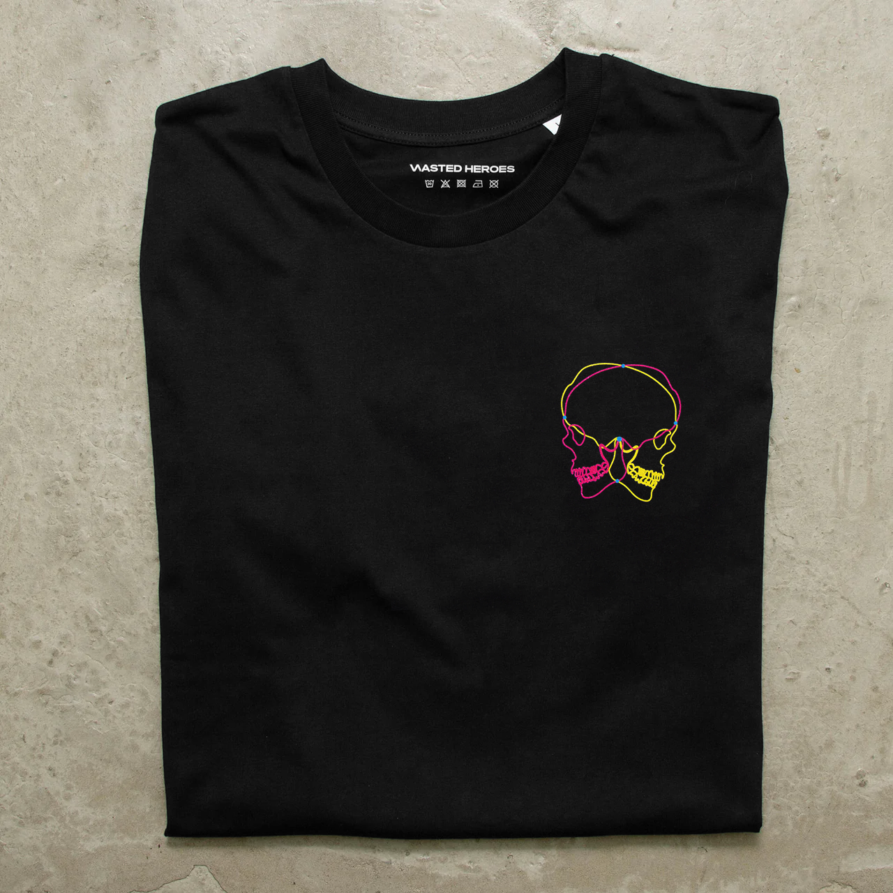 Crest BF Skulls CMY - Tshirt - Black