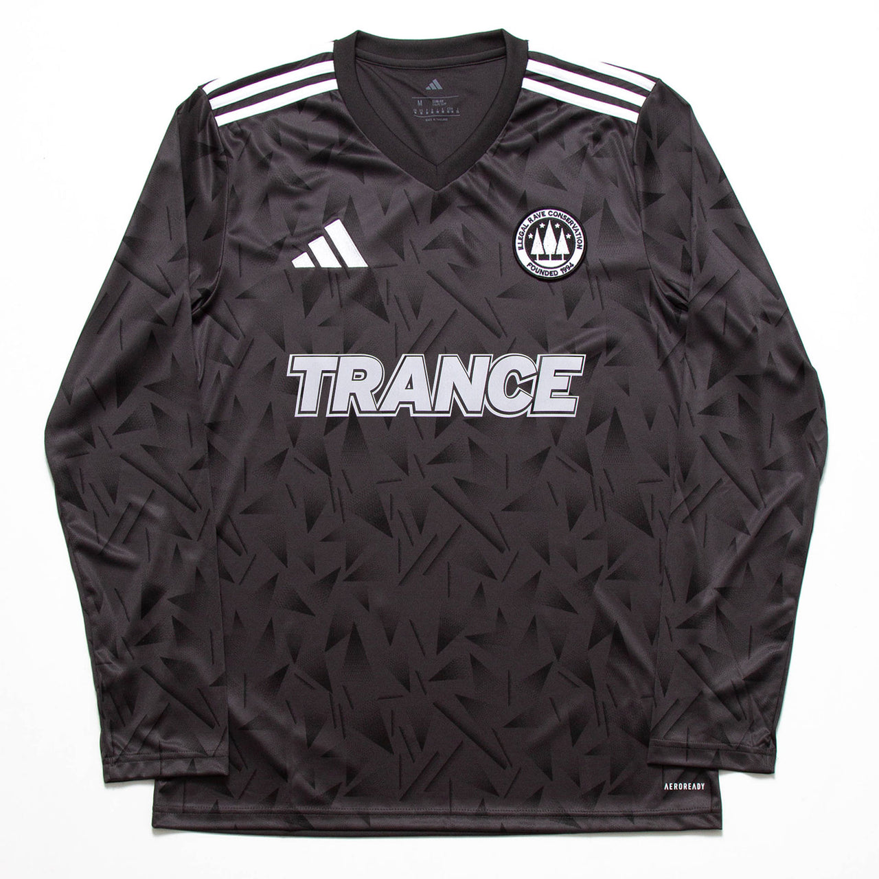 Trance FC Long Sleeve Retro 25 - Jersey - Black