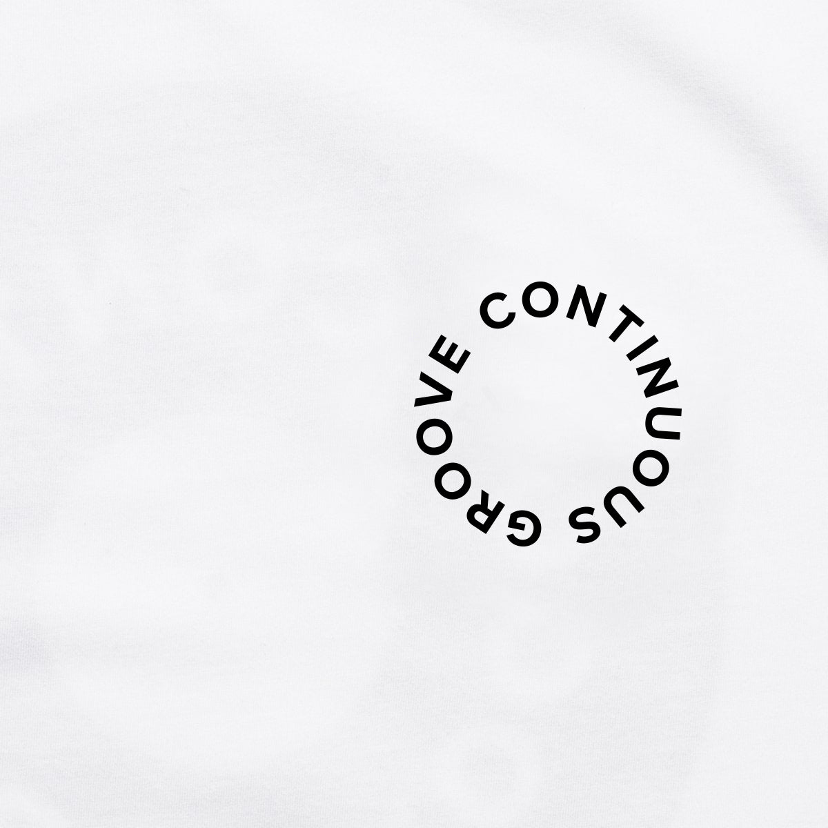 Continuous Groove Back Print - Tshirt - White